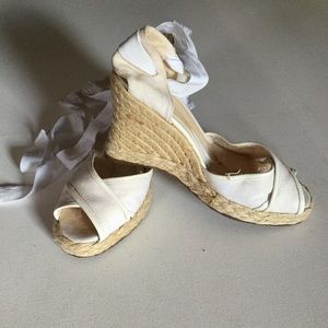 Expression, Espadrilles Lace Up,Platform, Size 6